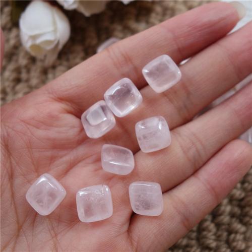 工廠直銷 巴西粉晶方形戒面，DIY飾品與美發(fā)行業(yè)的隱藏王牌